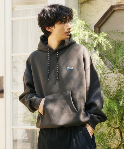 FREAK'S STORE／落肩LOGO 刷毛連帽衫