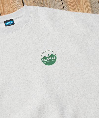 KAVU × FREAK'S STORE / 圓標刷毛 圓領衫（日本聯名限定）