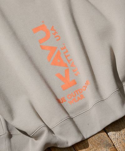 KAVU × FREAK'S STORE / 直式標誌 圓領衫（日本聯名限定）