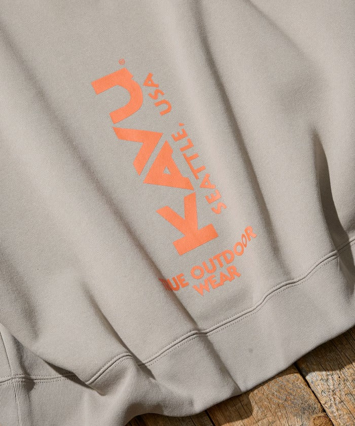 KAVU × FREAK'S STORE / 直式標誌 圓領衫（日本聯名限定）