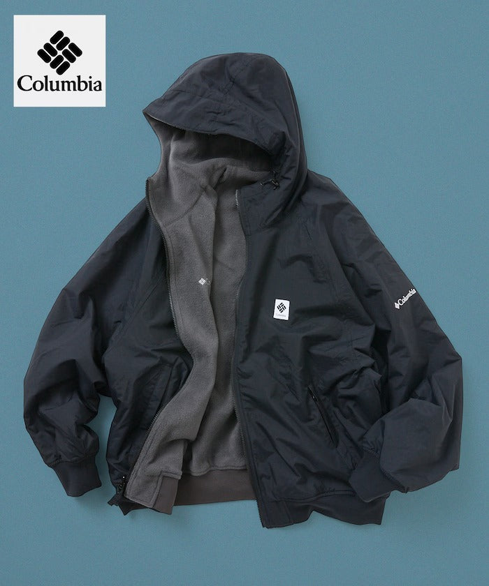 Columbia × FREAK'S STORE／日本聯名限定 雙面穿刷毛連帽外套