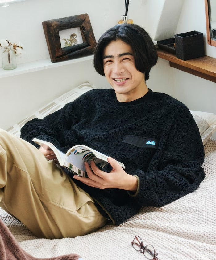 KAVU × FREAK'S STORE / 長毛絨刷毛 圓領衫（日本聯名限定）