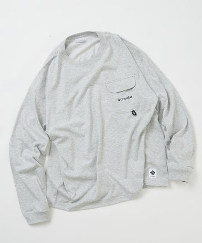 Columbia×FREAK'S STORE／別注口袋 長袖T恤
