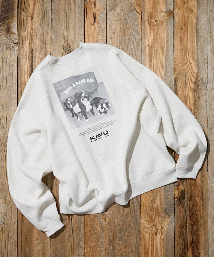 KAVU × FREAK'S STORE / 狗狗圓領衫（日本聯名限定）
