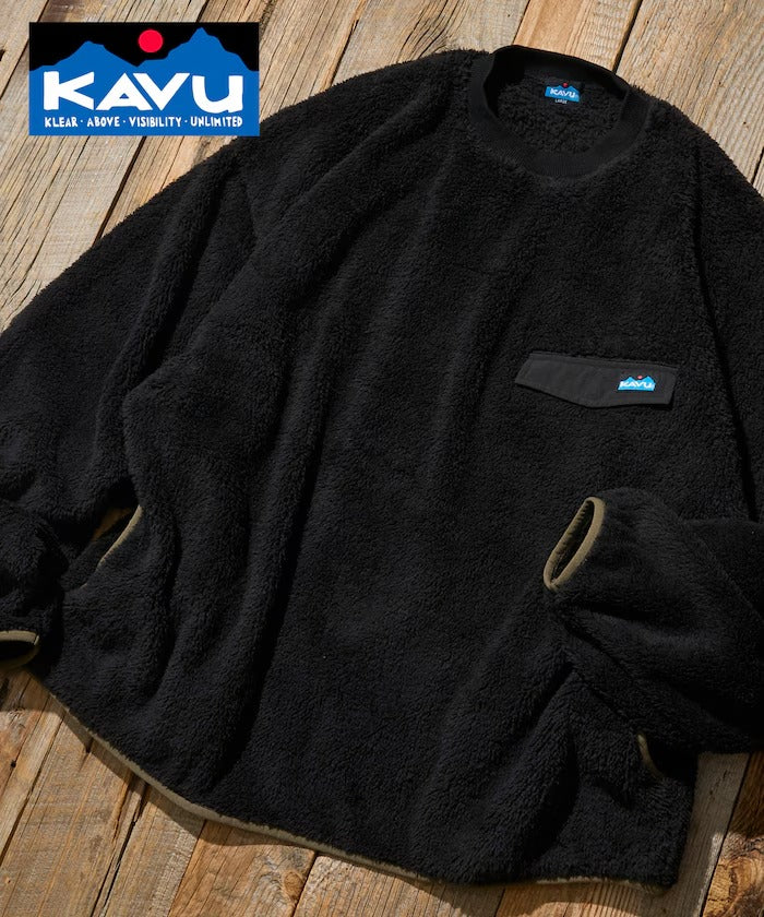 KAVU × FREAK'S STORE / 長毛絨刷毛 圓領衫（日本聯名限定）