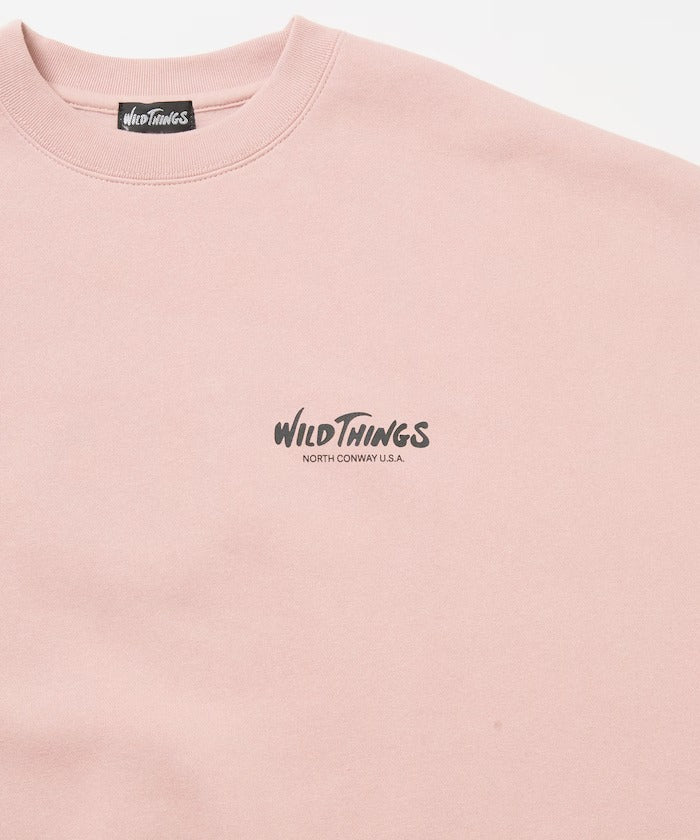WILD THINGS×FREAK'S STORE / 貓咪圖騰圓領衫（日本聯名限定）