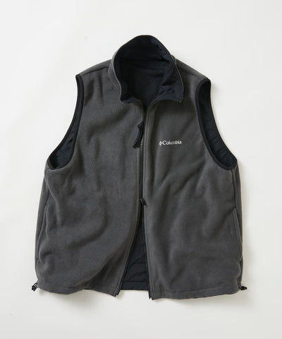 Columbia × FREAK'S STORE／日本聯名限定 雙面穿刷毛 立領背心