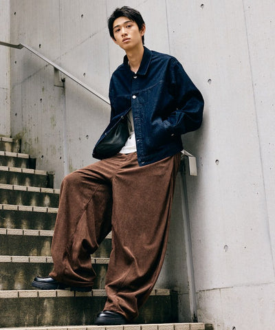 FREAK'S STORE / 限定異材質領 牛仔外套