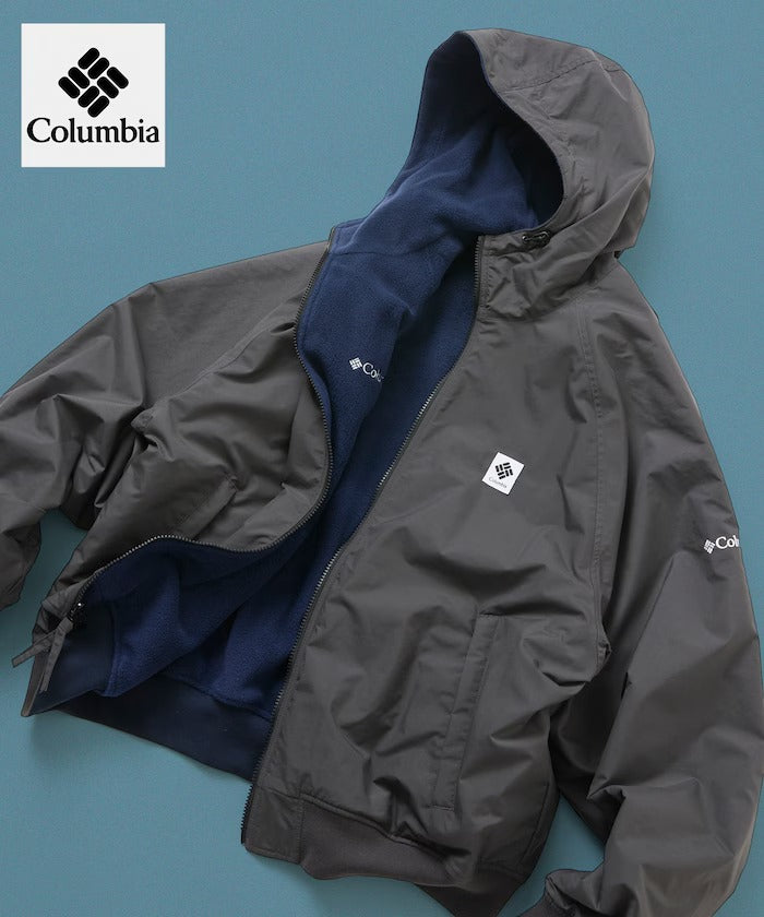 Columbia × FREAK'S STORE／日本聯名限定 雙面穿刷毛連帽外套