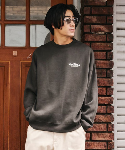 WILD THINGS×FREAK'S STORE / 貓咪圖騰圓領衫（日本聯名限定）