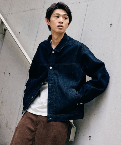 FREAK'S STORE / 限定異材質領 牛仔外套