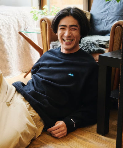 KAVU × FREAK'S STORE / 束口下襬 圓領衫（日本聯名限定）