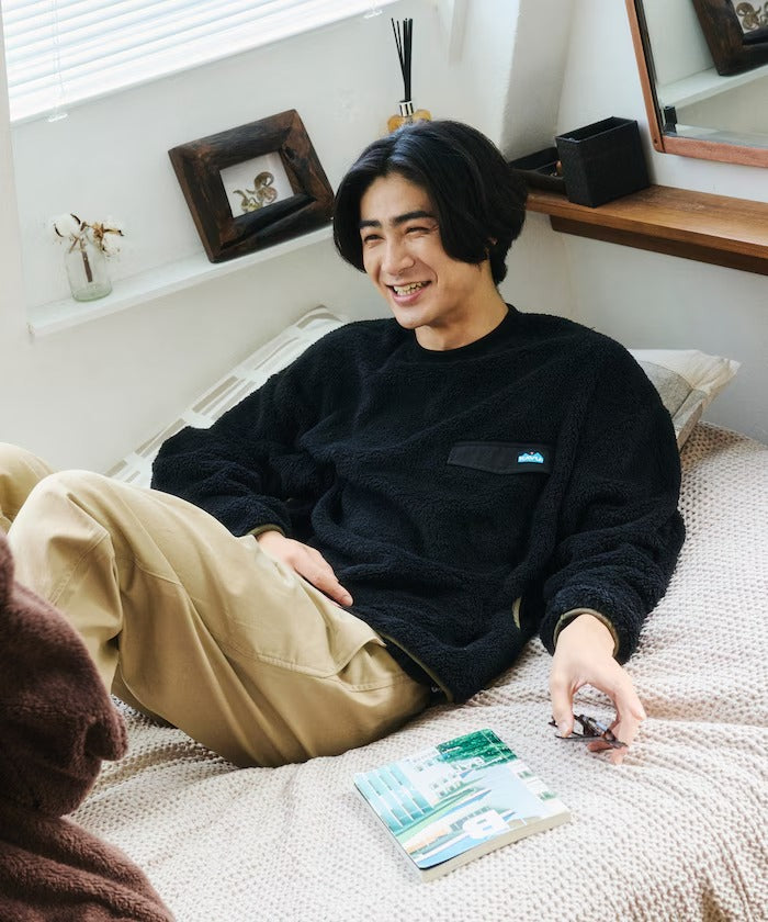 KAVU × FREAK'S STORE / 長毛絨刷毛 圓領衫（日本聯名限定）