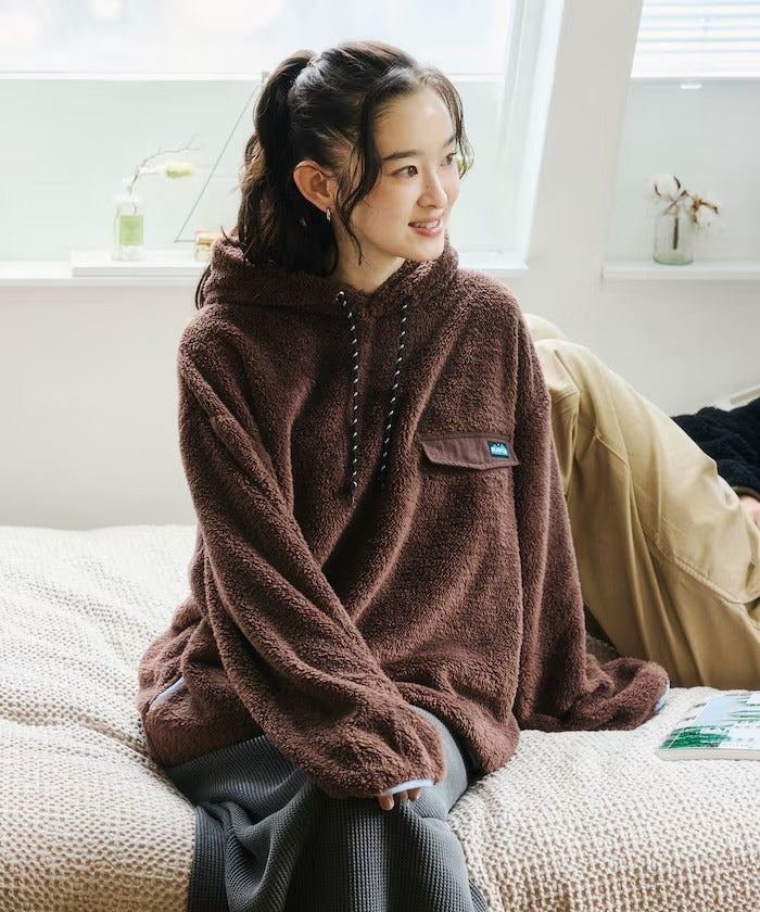KAVU × FREAK'S STORE / 長毛絨刷毛 連帽衫（日本聯名限定）