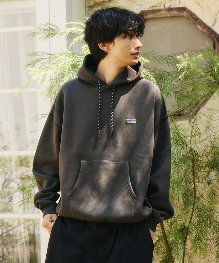 FREAK'S STORE／落肩LOGO 刷毛連帽衫