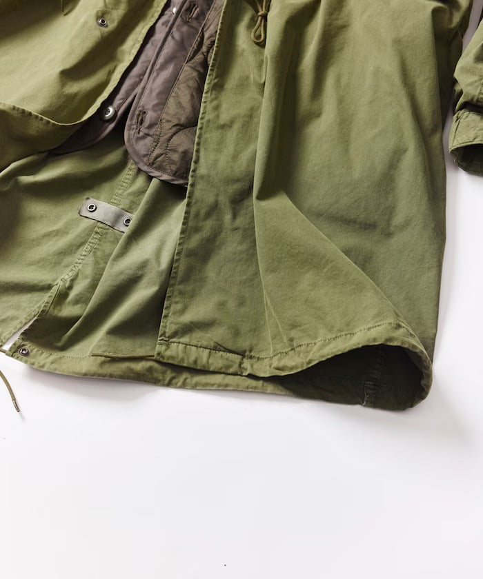 FREAK'S STORE / 做舊褪色3WAY M-65鋪棉內裡兩件式短版軍裝外套組（26FW）