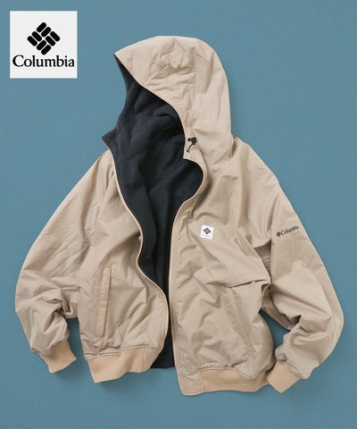 Columbia × FREAK'S STORE／日本聯名限定 雙面穿刷毛連帽外套