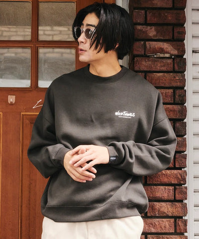 WILD THINGS×FREAK'S STORE / 貓咪圖騰圓領衫（日本聯名限定）