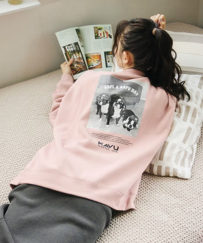 KAVU × FREAK'S STORE / 狗狗圓領衫（日本聯名限定）