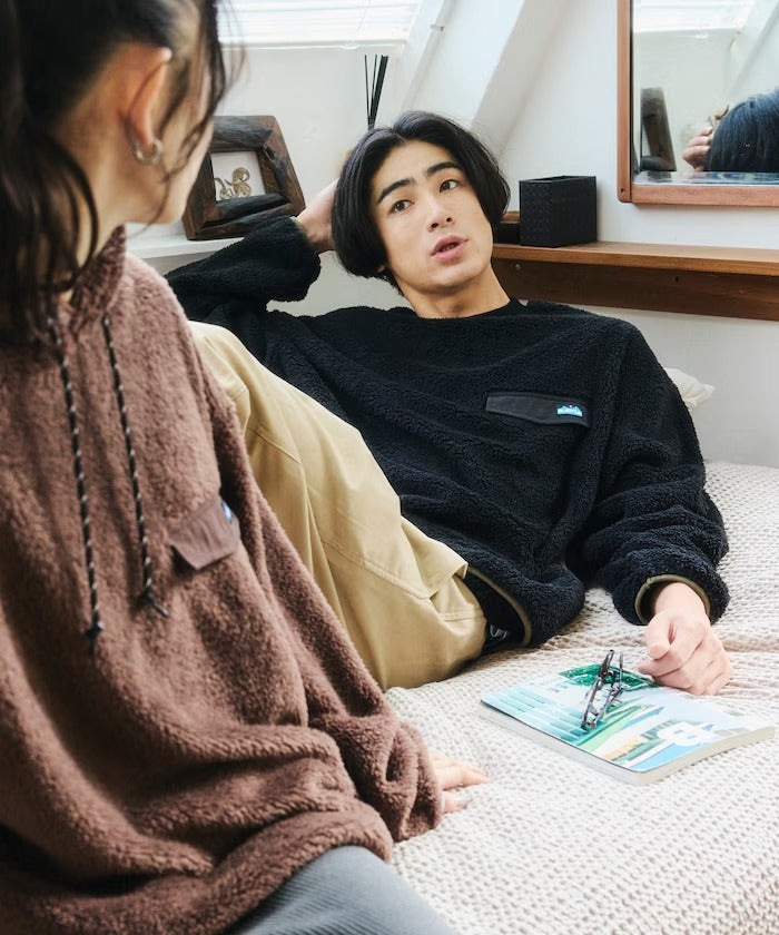 KAVU × FREAK'S STORE / 長毛絨刷毛 圓領衫（日本聯名限定）