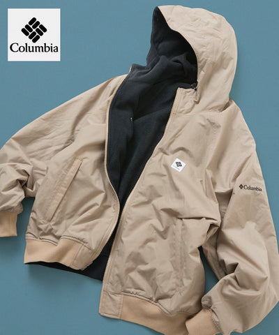 Columbia × FREAK'S STORE／日本聯名限定 雙面穿刷毛連帽外套