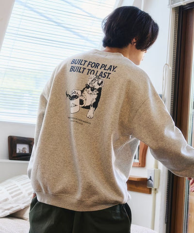 KELTY × FREAK'S STORE / 貓咪 圓領衫（日本聯名限定）