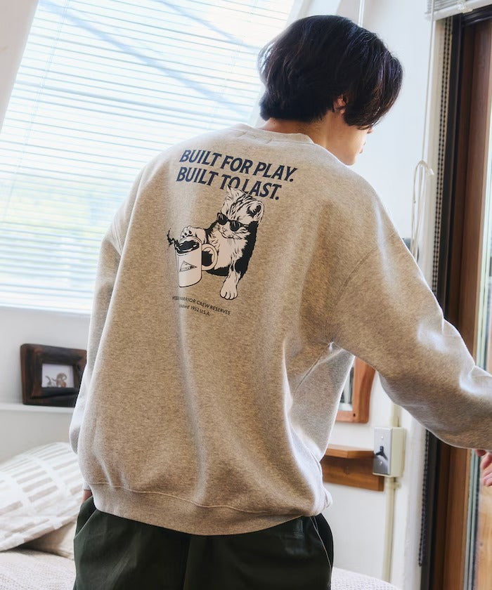 KELTY × FREAK'S STORE / 貓咪 圓領衫（日本聯名限定）