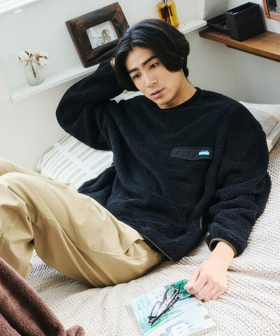 KAVU × FREAK'S STORE / 長毛絨刷毛 圓領衫（日本聯名限定）