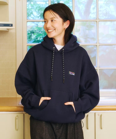 FREAK'S STORE／落肩LOGO 刷毛連帽衫