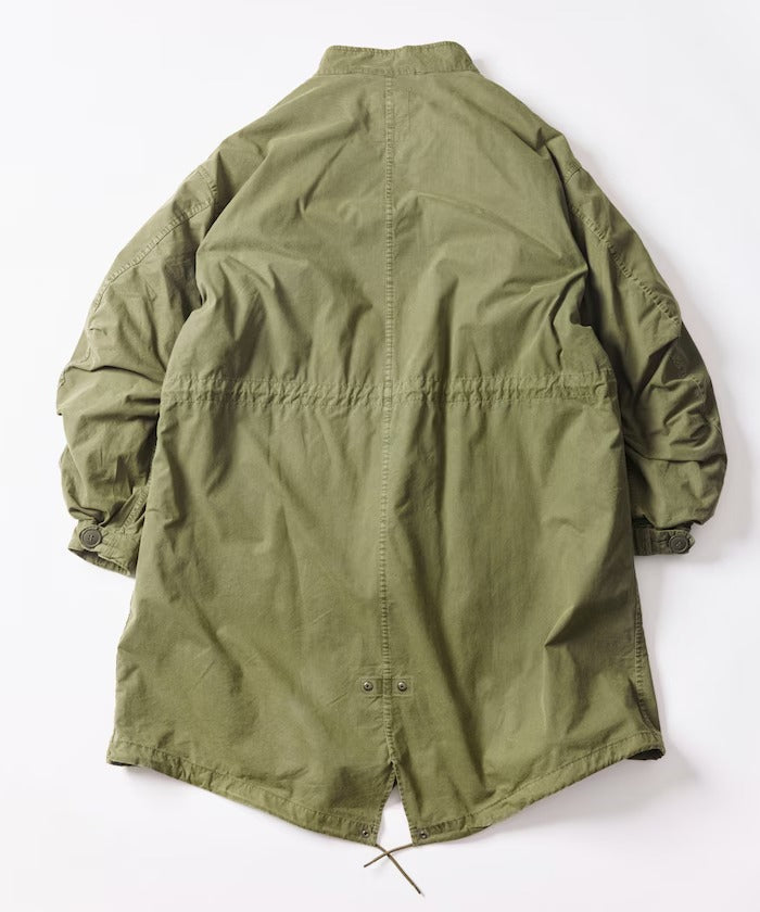 FREAK'S STORE / 做舊褪色3WAY M-65鋪棉內裡兩件式短版軍裝外套組（26FW）
