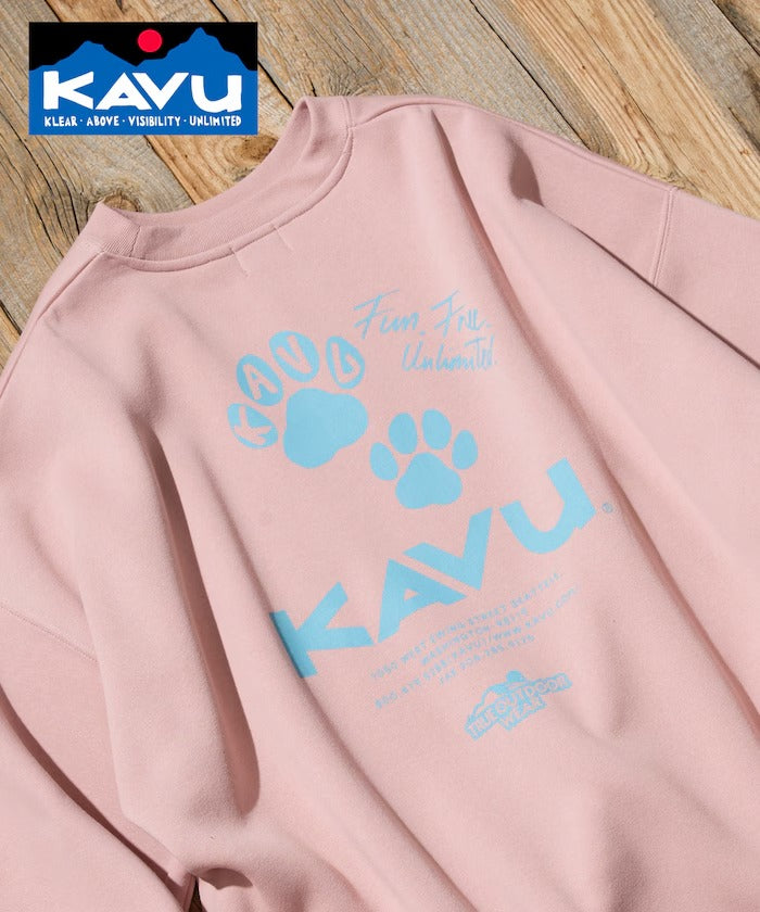 KAVU × FREAK'S STORE / 貓掌圖案 圓領衫（日本聯名限定）