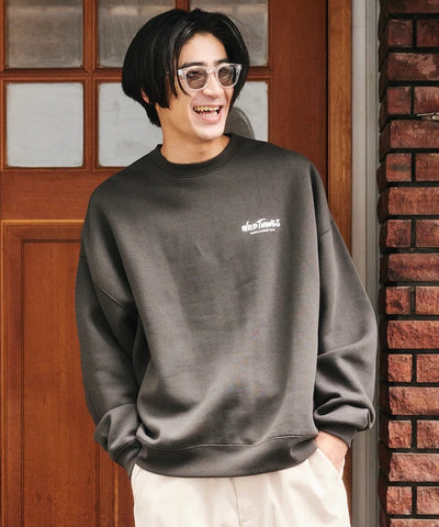 WILD THINGS×FREAK'S STORE / 貓咪圖騰圓領衫（日本聯名限定）
