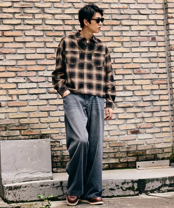 FREAK'S STORE / 限定寬版直筒牛仔褲