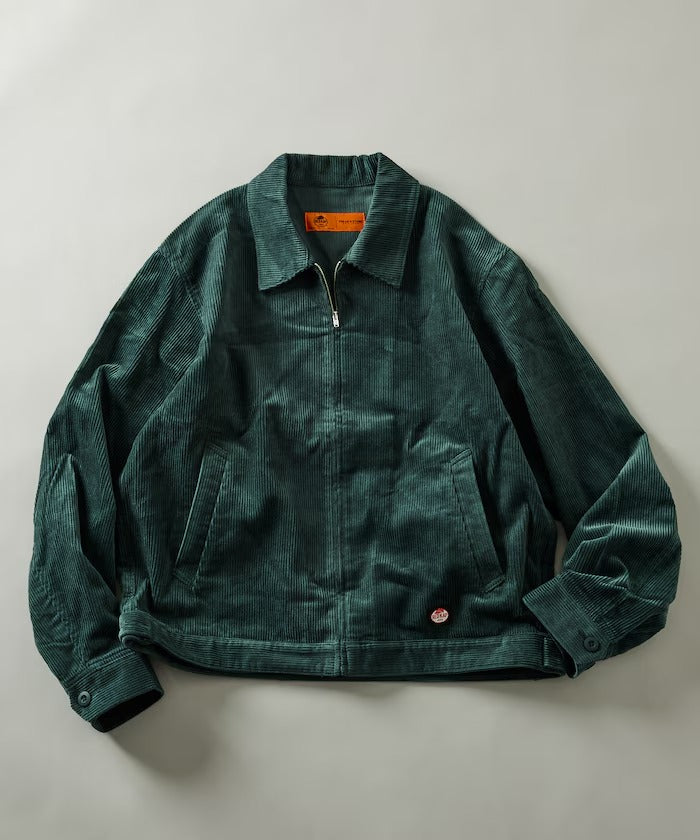 RED KAP × FREAK'S STORE／日本聯名限定 SMU JK-22 SHORT LENGTH 拉鍊燈芯絨工裝外套