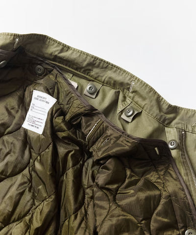 FREAK'S STORE / 褪色加工3WAY M-65短版軍裝外套＆鋪棉內裡組（26FW）