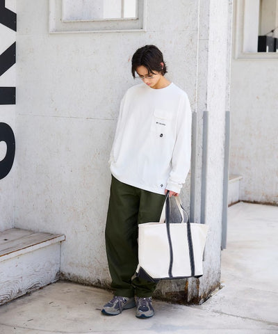 Columbia×FREAK'S STORE／口袋 長袖T恤（日本聯名限定）
