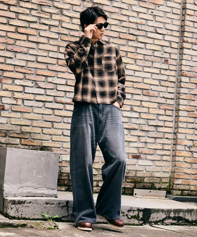 FREAK'S STORE / 限定寬版直筒牛仔褲