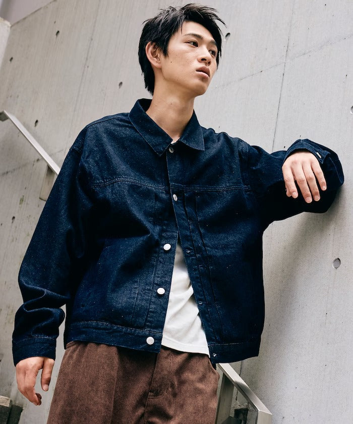 FREAK'S STORE / 限定異材質領 牛仔外套
