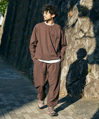 FREAK'S STORE／可收納長袖旅行套裝 附收納包 Fabric by SOLOTEX(R)