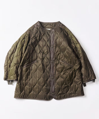 FREAK'S STORE / 做舊褪色3WAY M-65鋪棉內裡兩件式短版軍裝外套組（26FW）