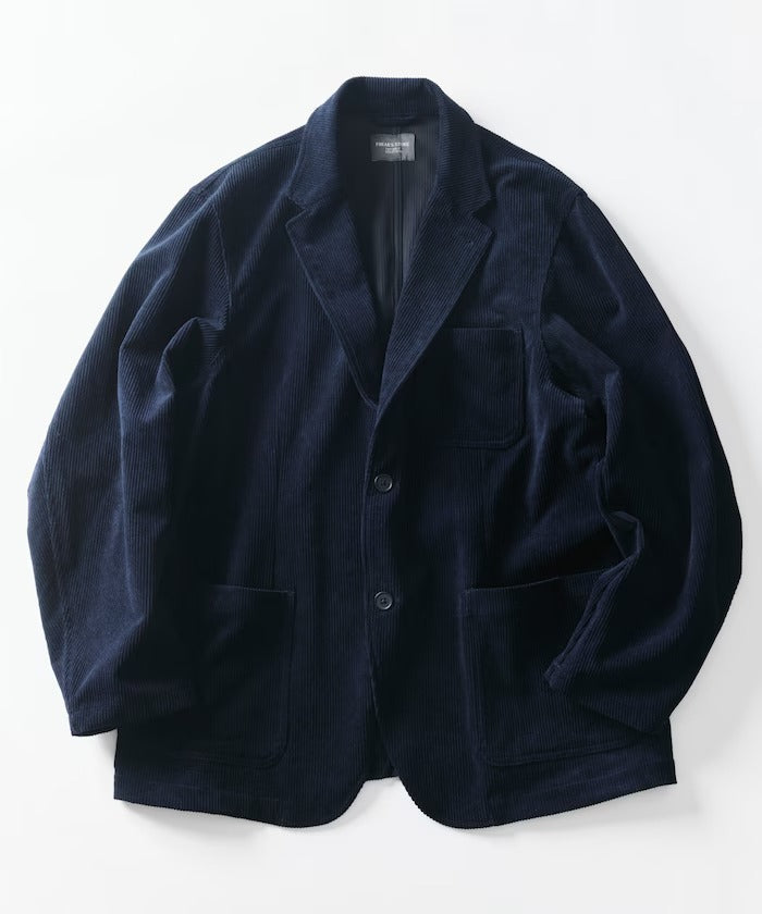 FREAK'S STORE／寬鬆版燈芯絨兩釦西裝外套套裝 Fabric by SOLOTEX(R)