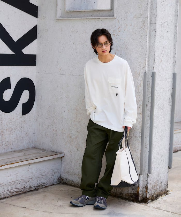 Columbia×FREAK'S STORE／口袋 長袖T恤（日本聯名限定）