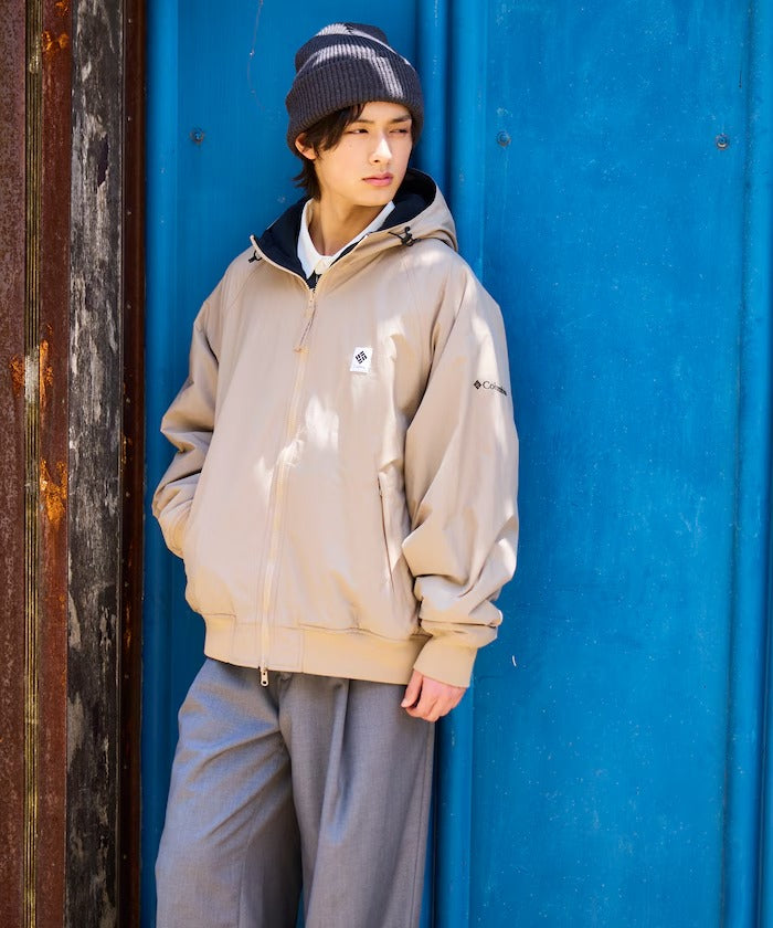 Columbia × FREAK'S STORE／日本聯名限定 雙面穿刷毛連帽外套