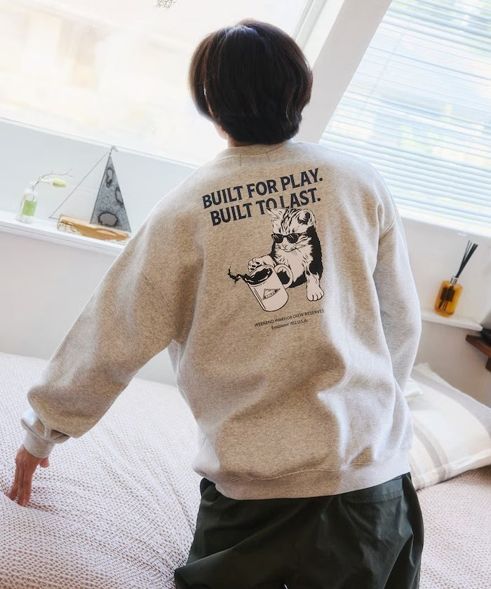 KELTY × FREAK'S STORE / 貓咪 圓領衫（日本聯名限定）