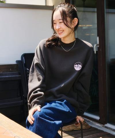 KAVU × FREAK'S STORE / 圓標刷毛 圓領衫（日本聯名限定）