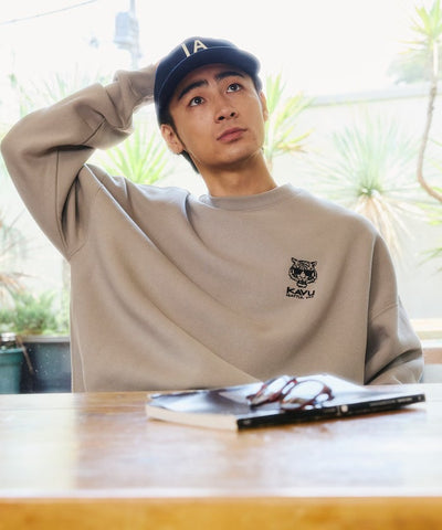 KAVU × FREAK'S STORE / 動物刺繡 圓領衫（日本聯名限定）