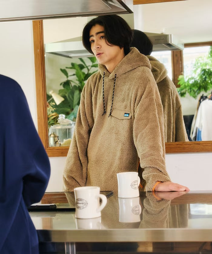 KAVU × FREAK'S STORE / 長毛絨刷毛 連帽衫（日本聯名限定）