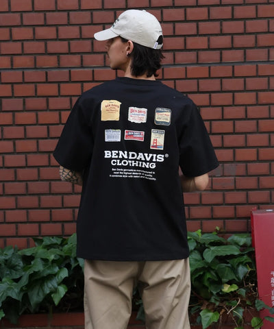 BEN DAVIS / LABELS刺繡印花短袖T恤