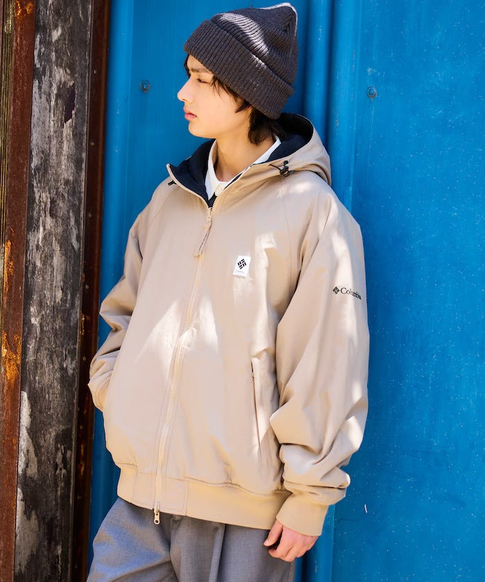 Columbia × FREAK'S STORE／日本聯名限定 雙面穿刷毛連帽外套