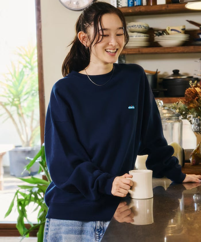KAVU × FREAK'S STORE / 直式標誌 圓領衫（日本聯名限定）